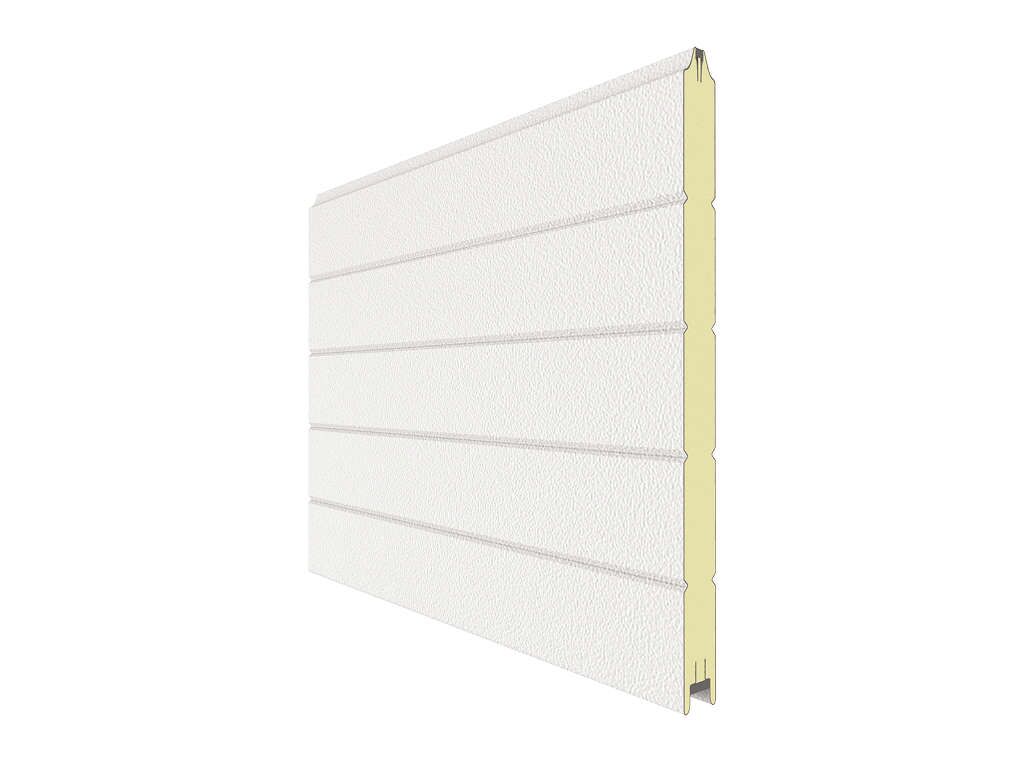 Откатные ворота из сендвич-панелей 15