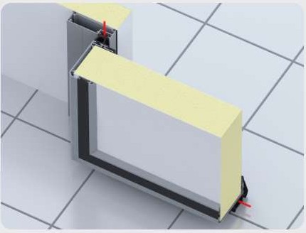 Холодильные распашные двери IsoDoor IDH1 для морозильных камер 5 Холодильные распашные двери IsoDoor IDH1 для морозильных камер 5