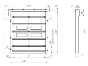Скоростные складывающиеся ворота SpeedFold SDFS 7