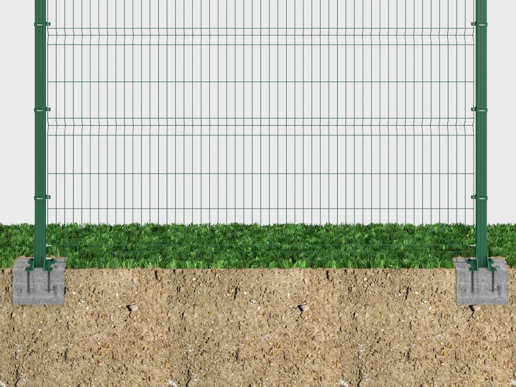 Забор из заборной секции «Оптима Лайт» и стального прутка 3,5 мм 7 Забор из заборной секции «Оптима Лайт» и стального прутка 3,5 мм 7