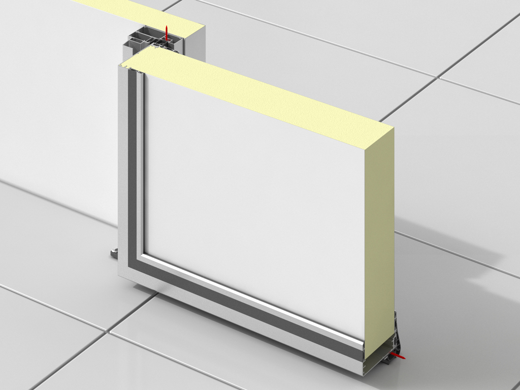 Подъемная вертикальная дверь для охлаждаемых помещений серии IDV 4