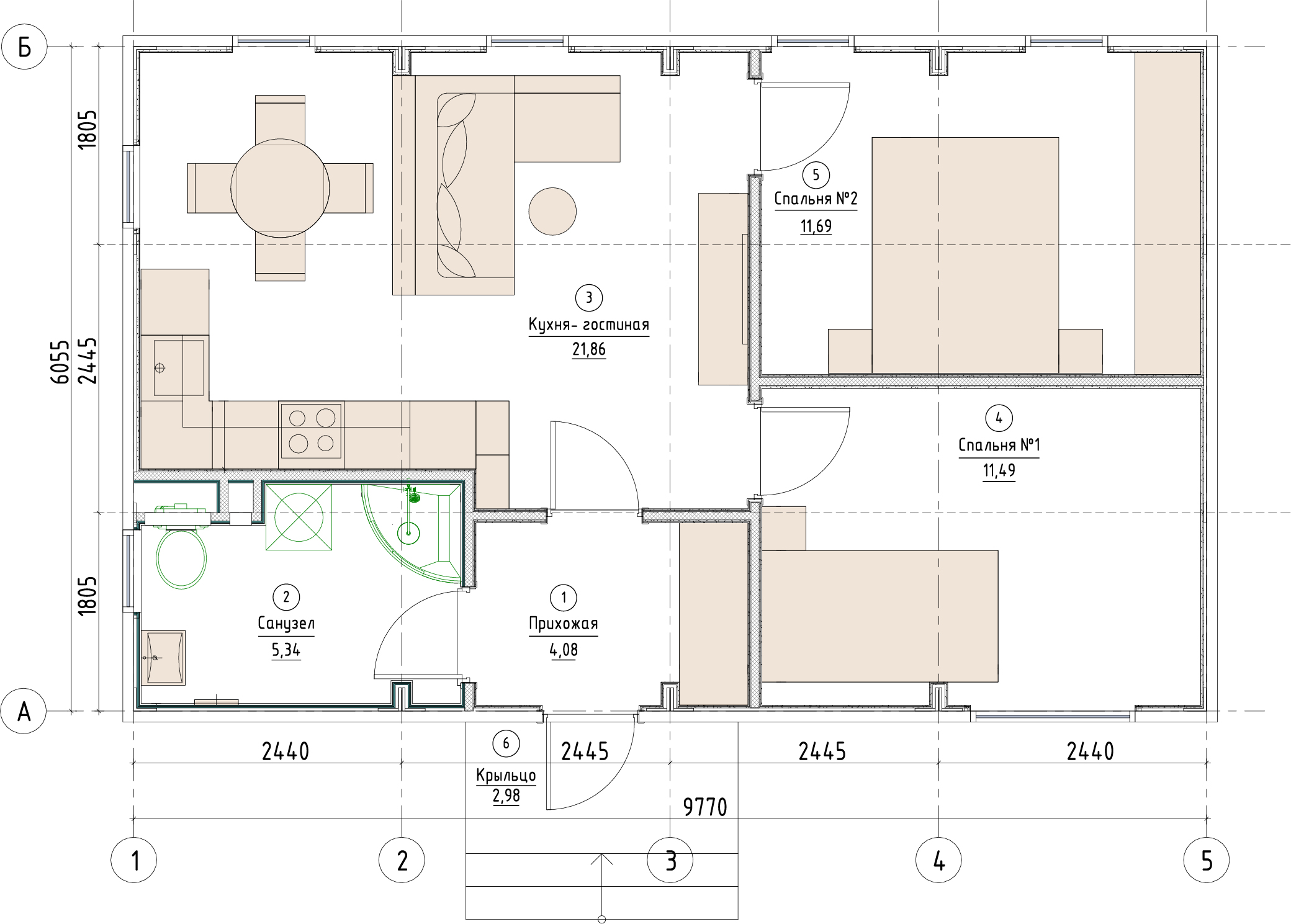 Модульный дом EFFECT LIGHT 59 22