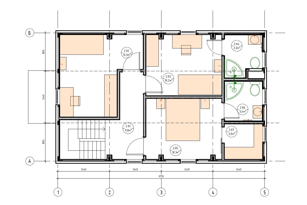 Модульный дом EFFECT LIGHT 118 WIDE WINDOWS 9