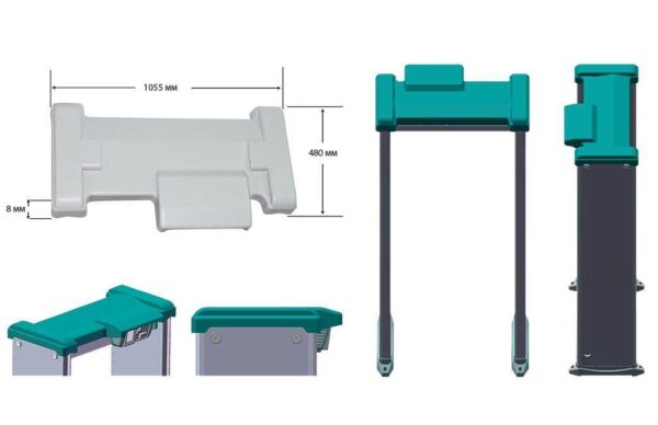 Арочный металлодетектор БЛОКПОСТ PC Z 1 8