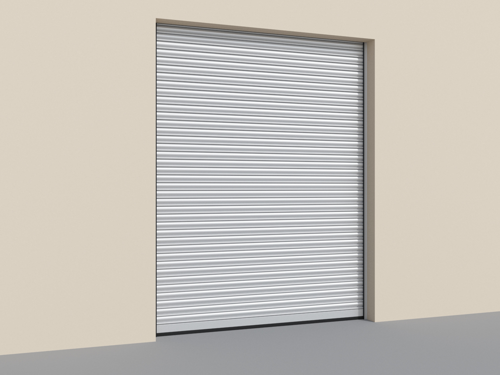 Ворота рулонные стальные с внутривальным приводом 6
