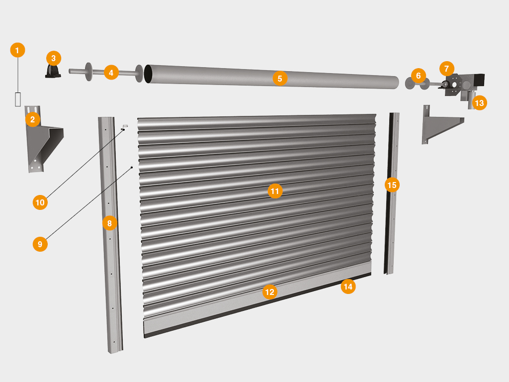Ворота рулонные стальные с навальным приводом 3 Ворота рулонные стальные с навальным приводом 3