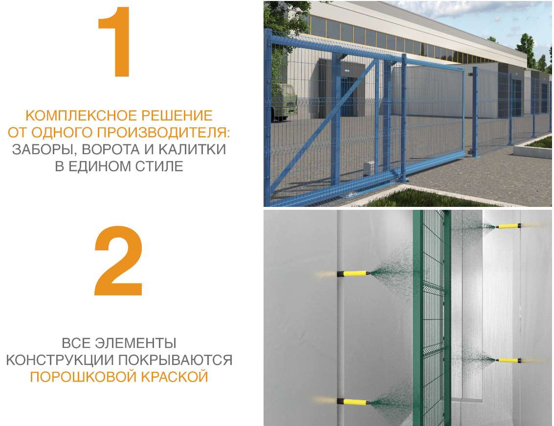 Калитка со стальной рамой и заполнением сварной сеткой 12