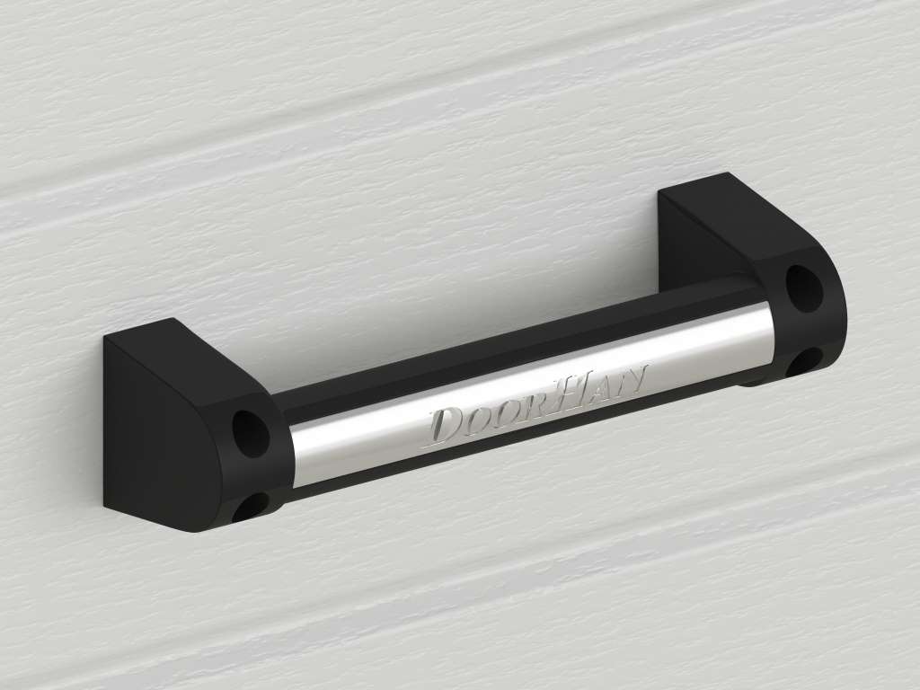 Ворота гаражные секционные из алюминиевых панелей с пружинами растяжения RSD01LUX 16