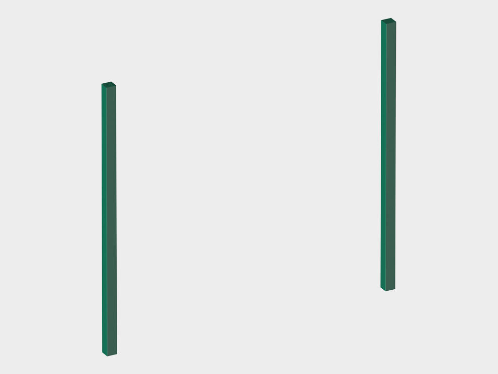 Калитка со стальной рамой и заполнением сварной сеткой 14