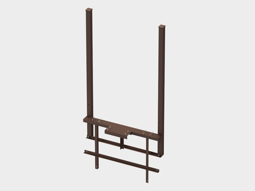 Откатные ворота из профлиста Revolution 6