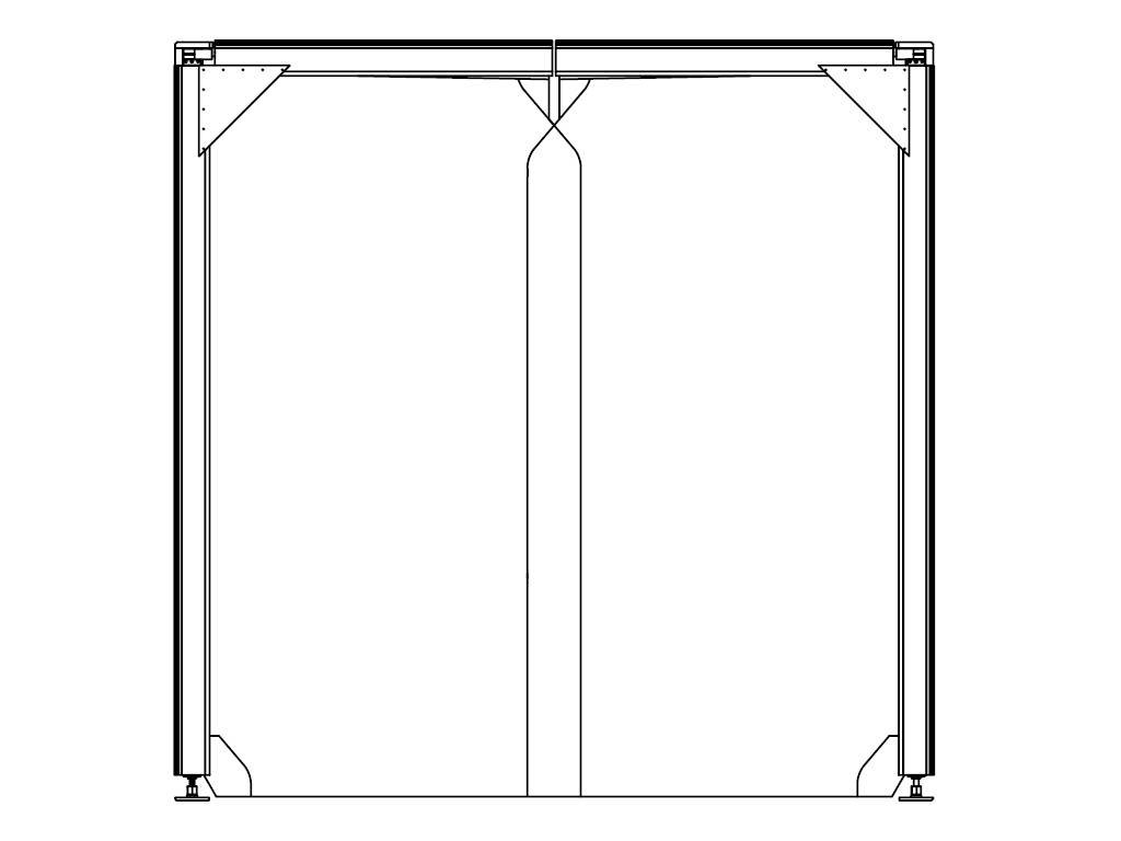 Маятниковые пленочные двери серия SSD 3