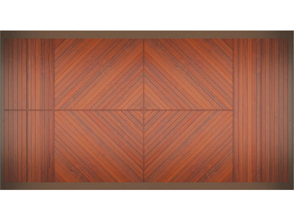 Распашные ворота из сендвич-панелей 16