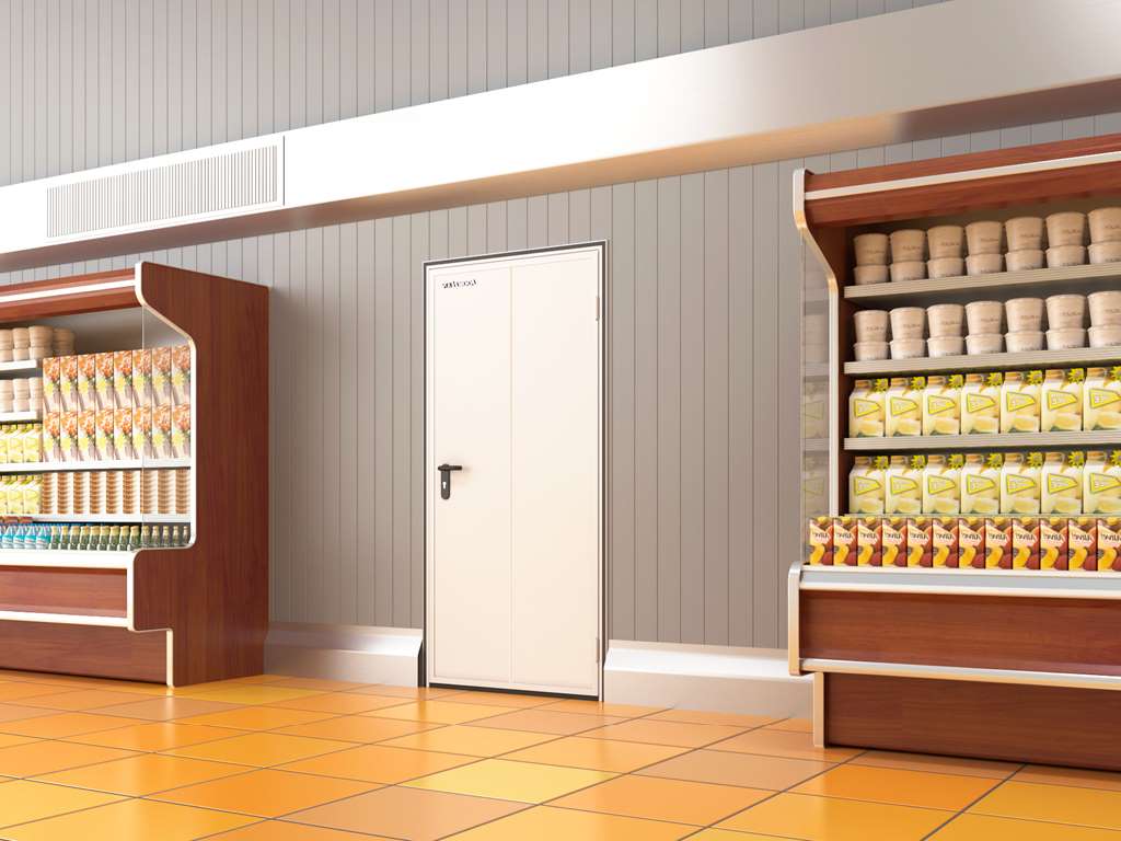 Холодильные одностворчатые двери для морозильных камер 9