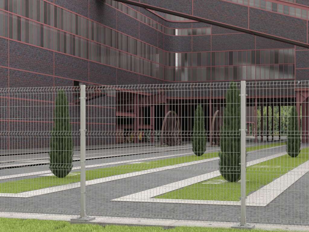 Забор из заборной секции «Стандарт» и стального прутка 4 и 5 мм 10