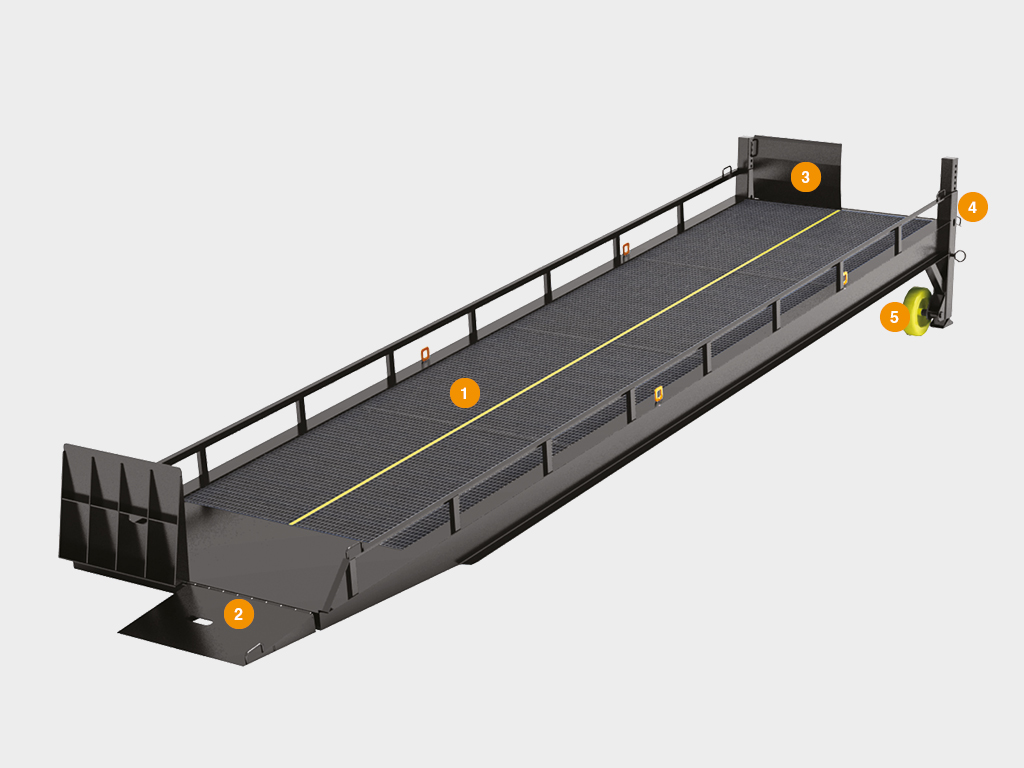 Рампа мобильная укороченная 1