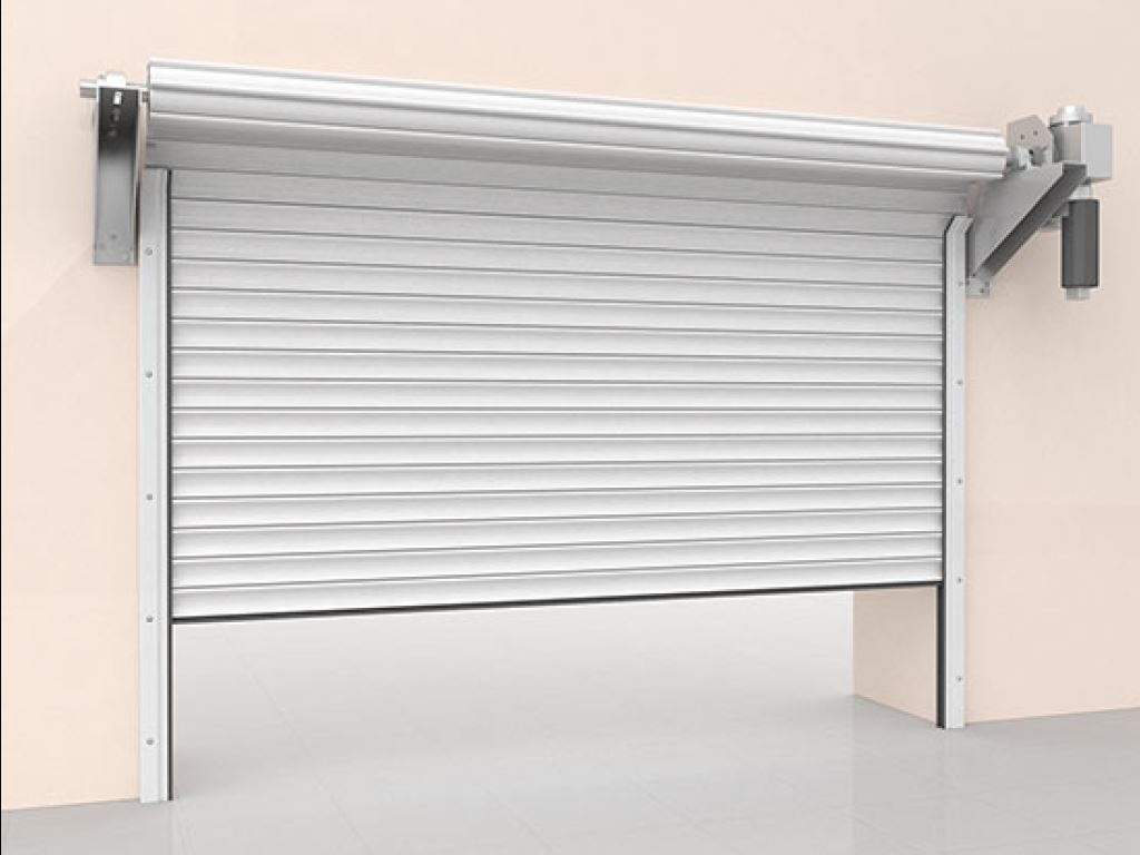 Ворота рулонные стальные с навальным приводом 4 Ворота рулонные стальные с навальным приводом 4