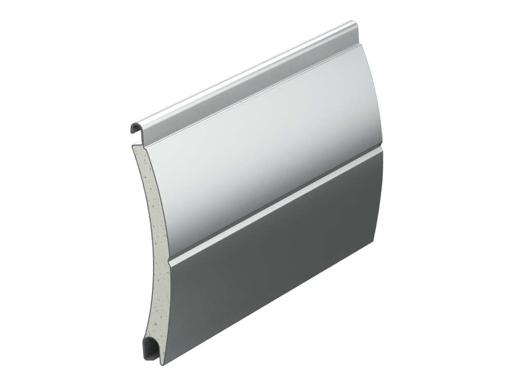 Рольставни на витрину из пенозаполненного роллетного профиля RH58N 2 Рольставни на витрину из пенозаполненного роллетного профиля RH58N 2