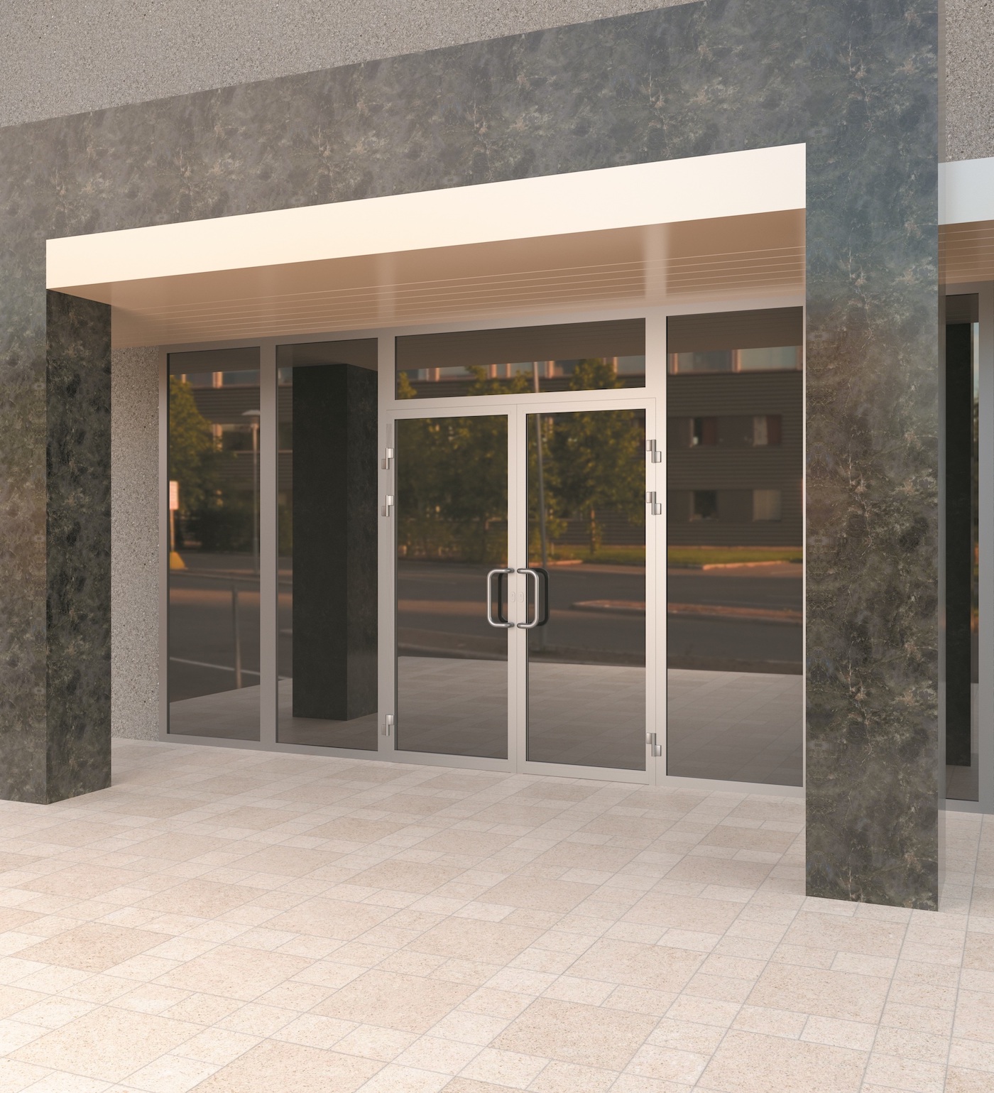 Оконно-дверная система без терморазрыва 5