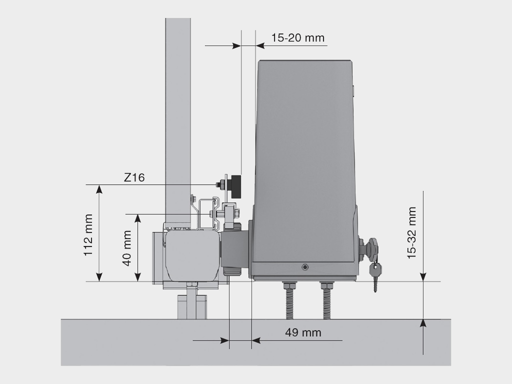 Привод Sliding-800 PRO для откатных ворот 4 Привод Sliding-800 PRO для откатных ворот 4