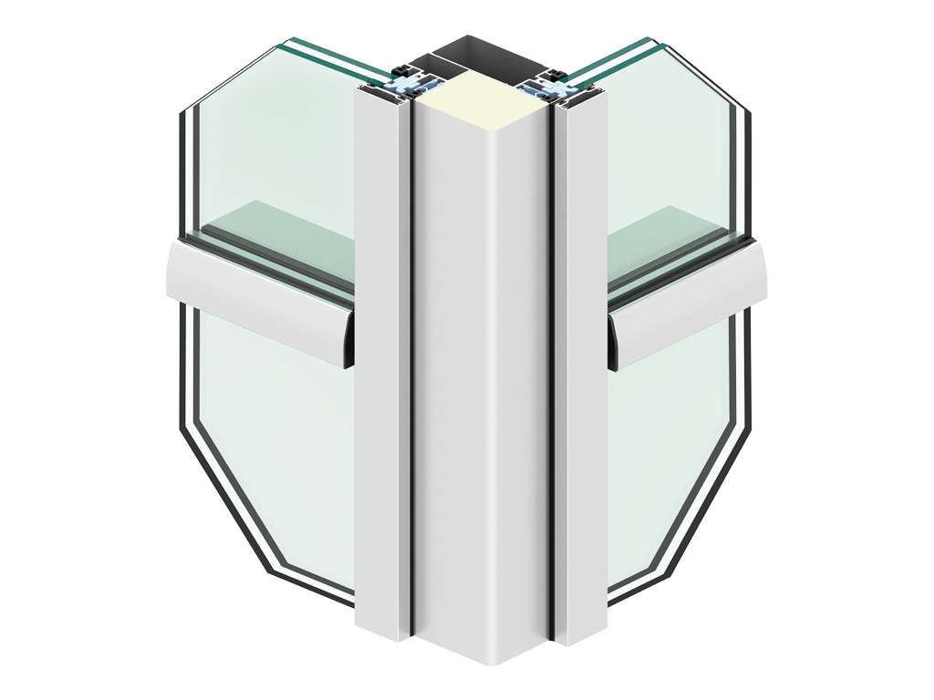 Фасадная стоечно-ригельная система 5