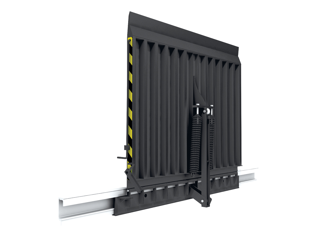 Откидной стационарный скользящий мост 2