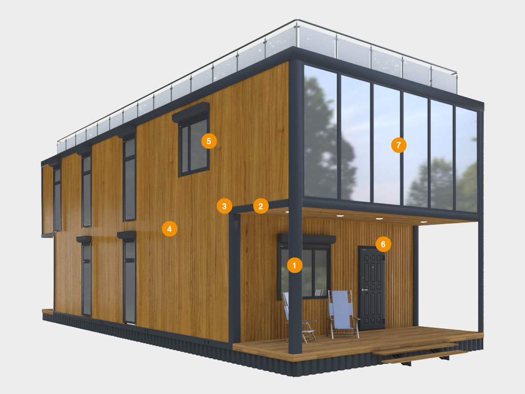 Таунхаусы DoorHan PREFAB HOUSE 1