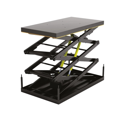 Подъемный стол с тремя парами ножниц