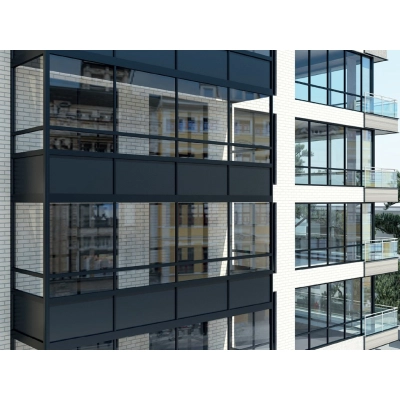 Остекление балконов, балконная система